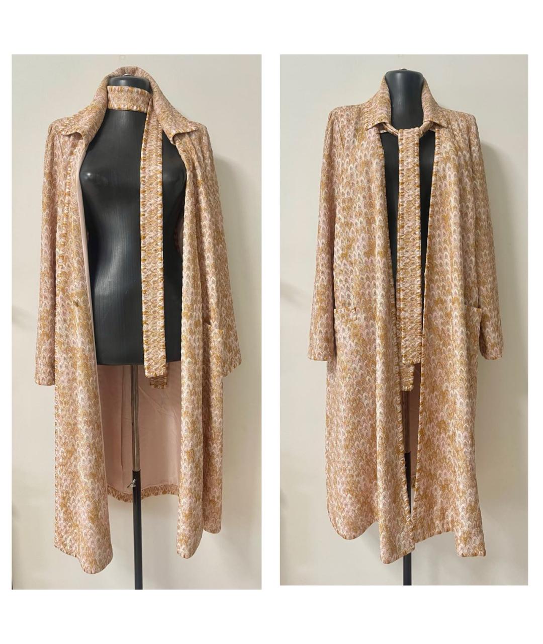 MISSONI Бежевое вискозное пальто, фото 3