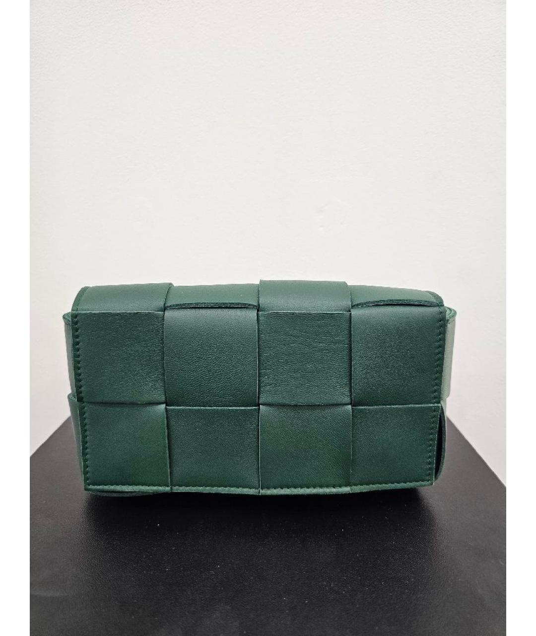 BOTTEGA VENETA Зеленая кожаная поясная сумка, фото 5