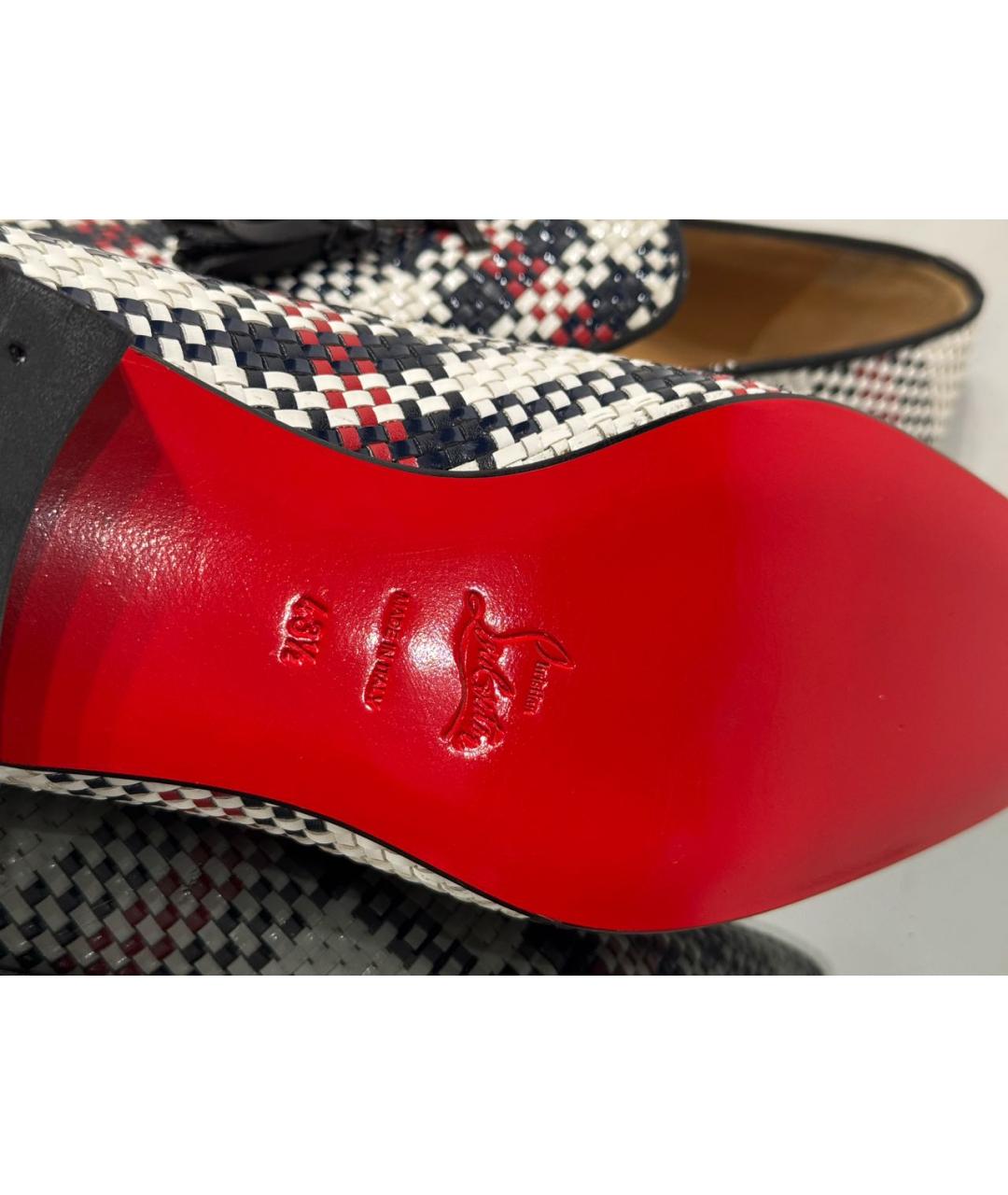 CHRISTIAN LOUBOUTIN Мульти кожаные туфли, фото 8
