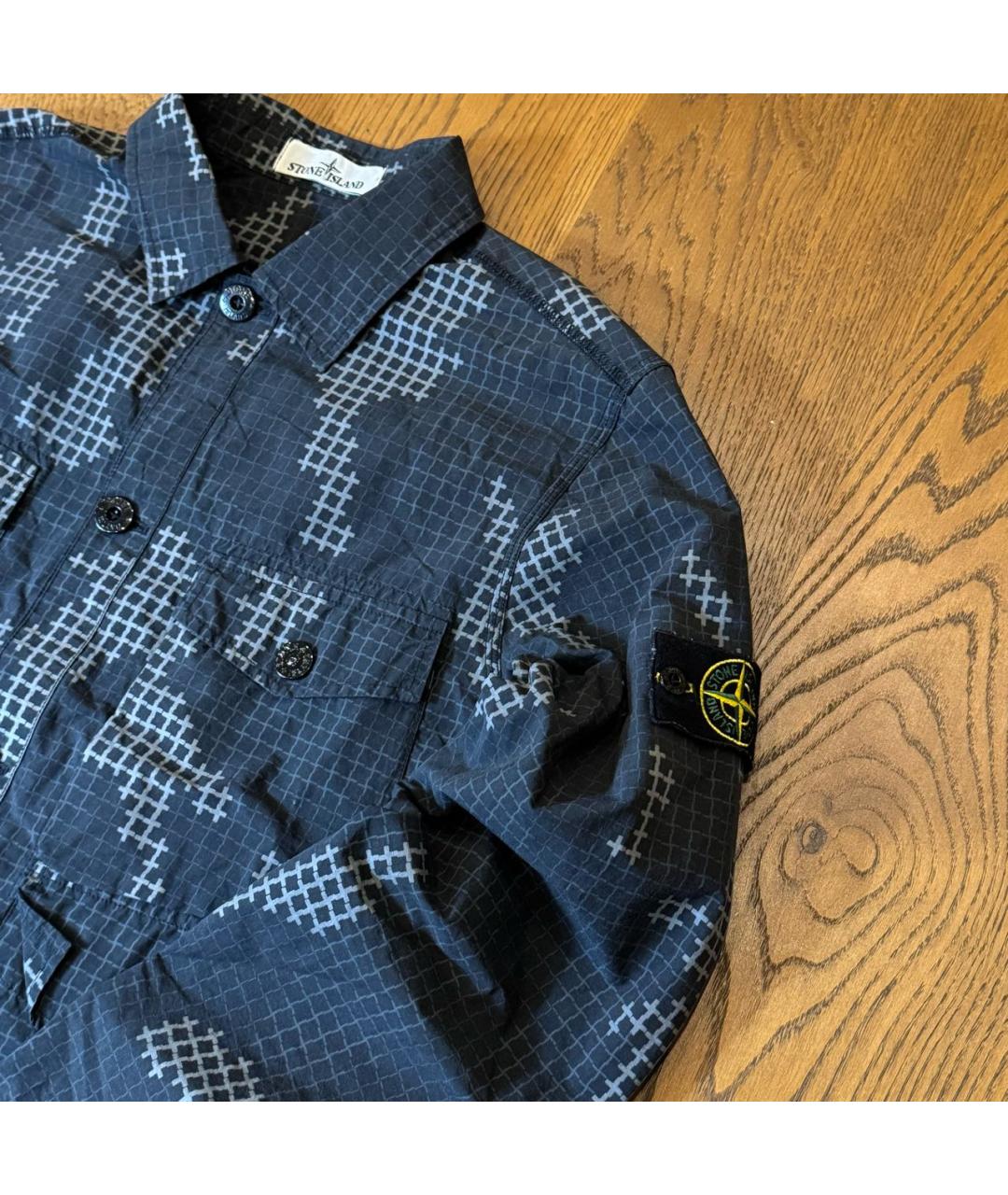 STONE ISLAND Черная хлопковая куртка, фото 2