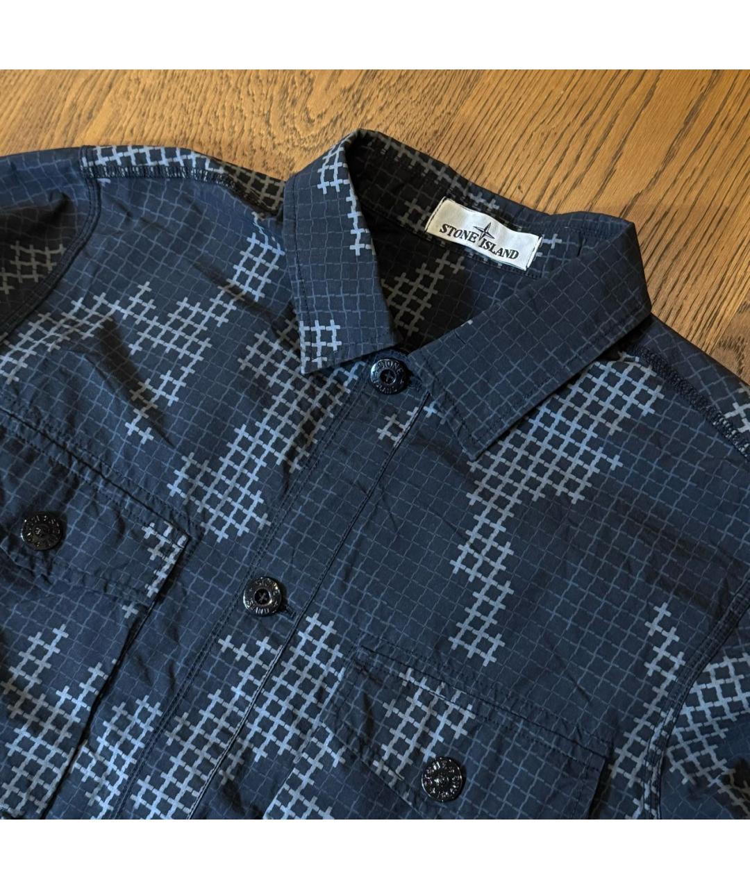 STONE ISLAND Черная хлопковая куртка, фото 5