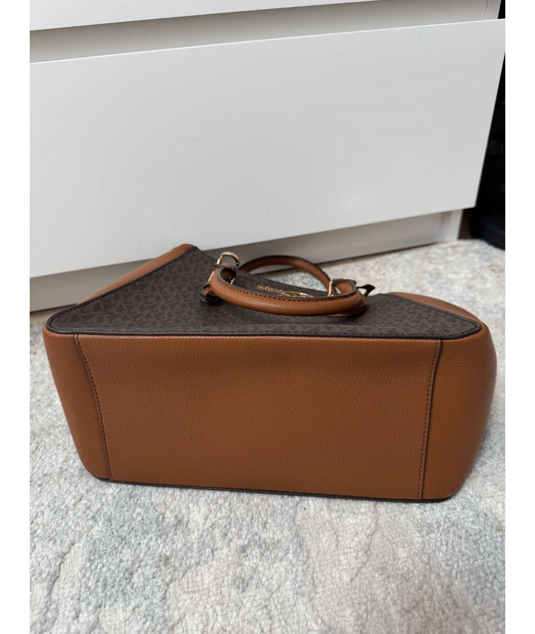 MICHAEL KORS Коричневая сумка тоут, фото 8