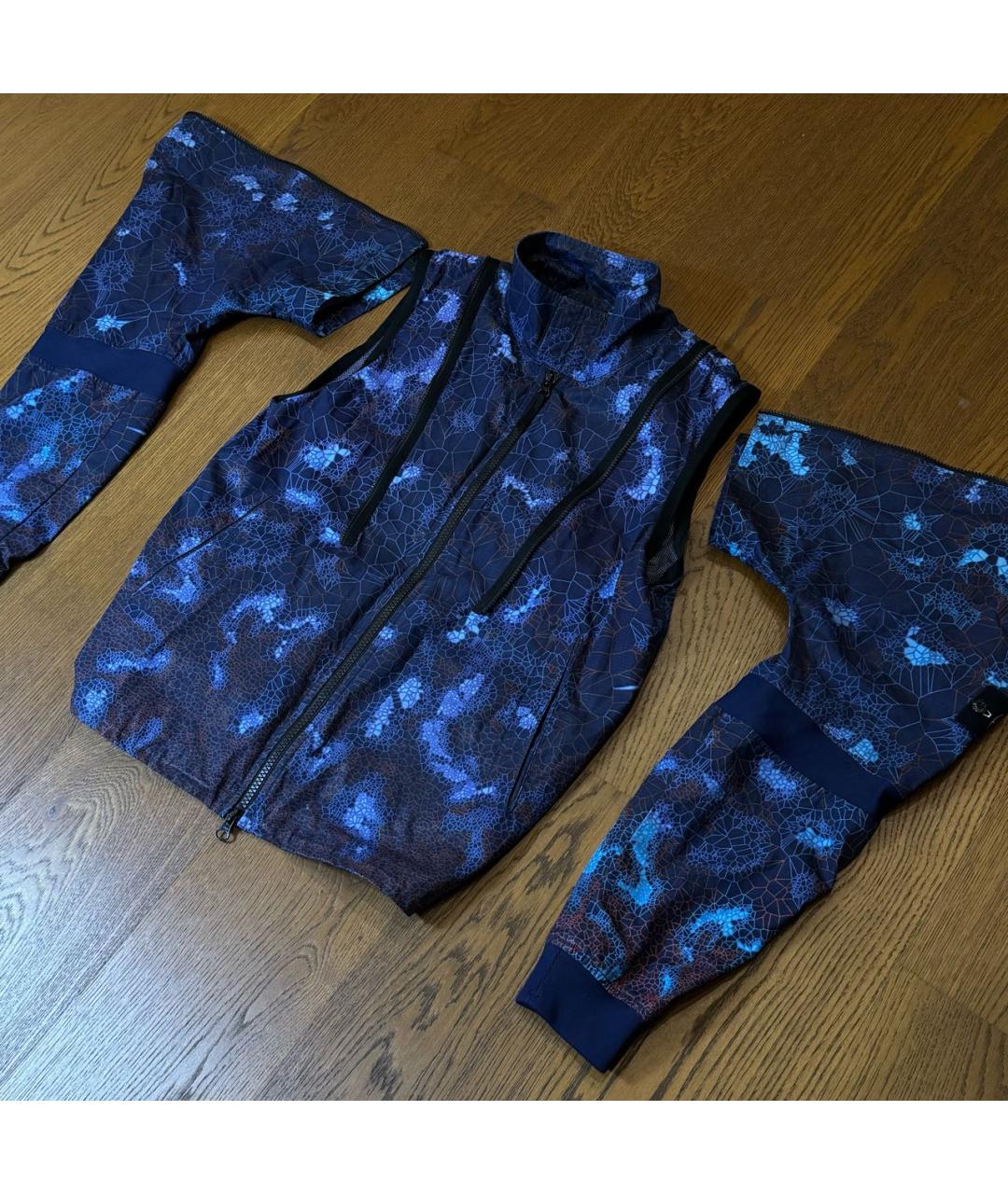 STONE ISLAND Темно-синяя полиамидовая куртка, фото 4