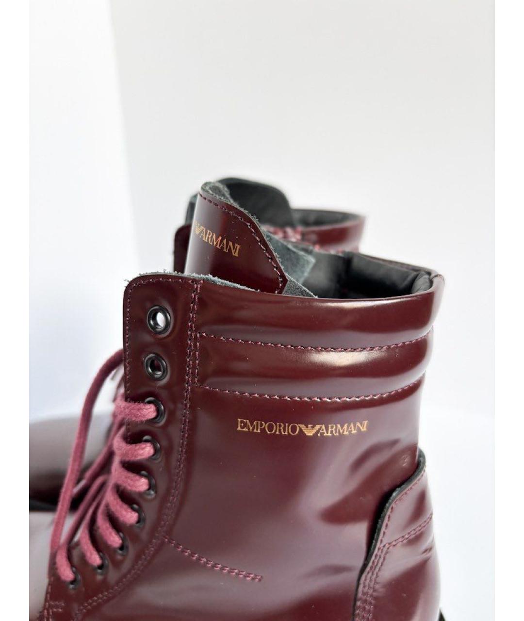 EMPORIO ARMANI Кожаные ботинки, фото 6
