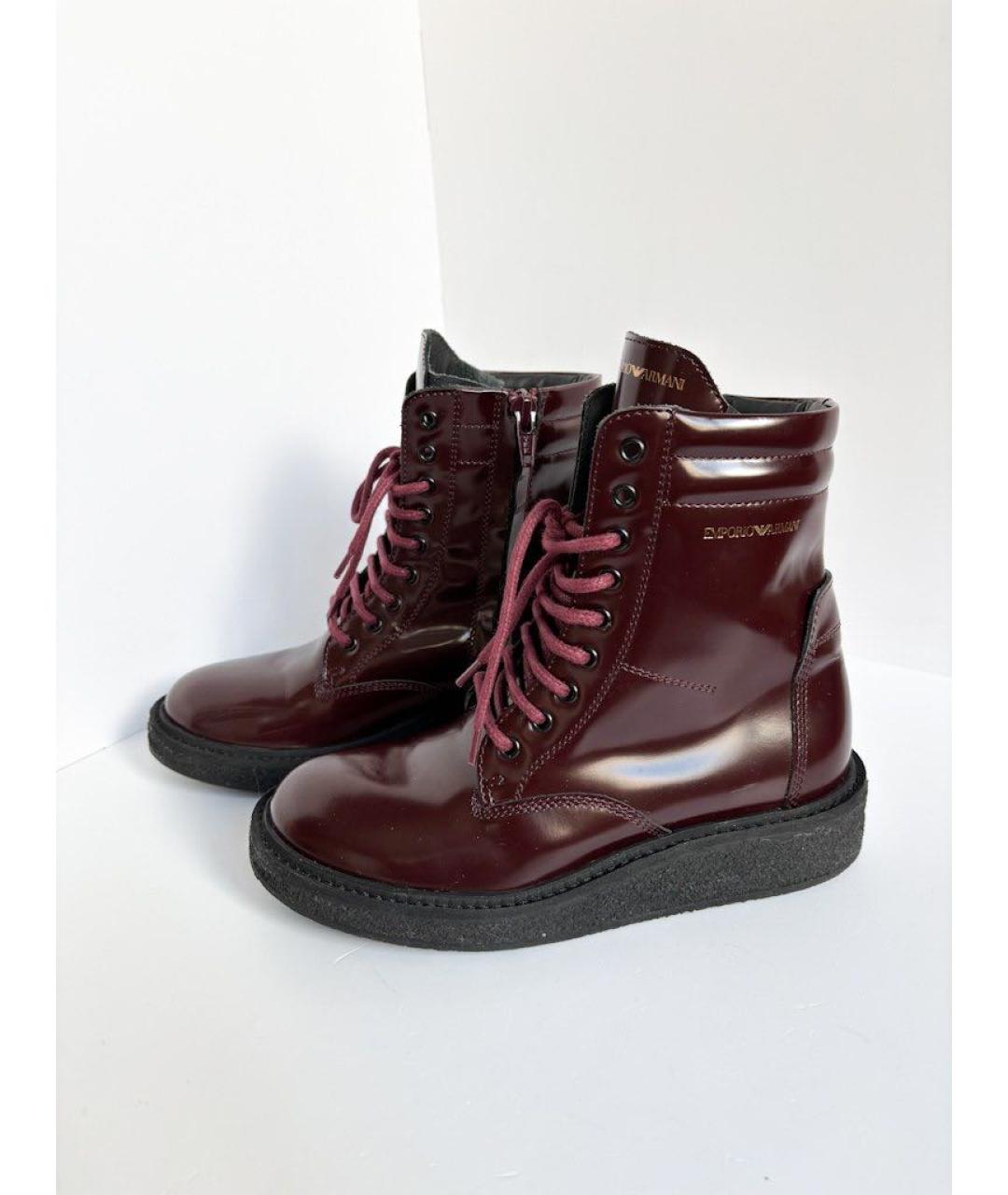 EMPORIO ARMANI Кожаные ботинки, фото 7