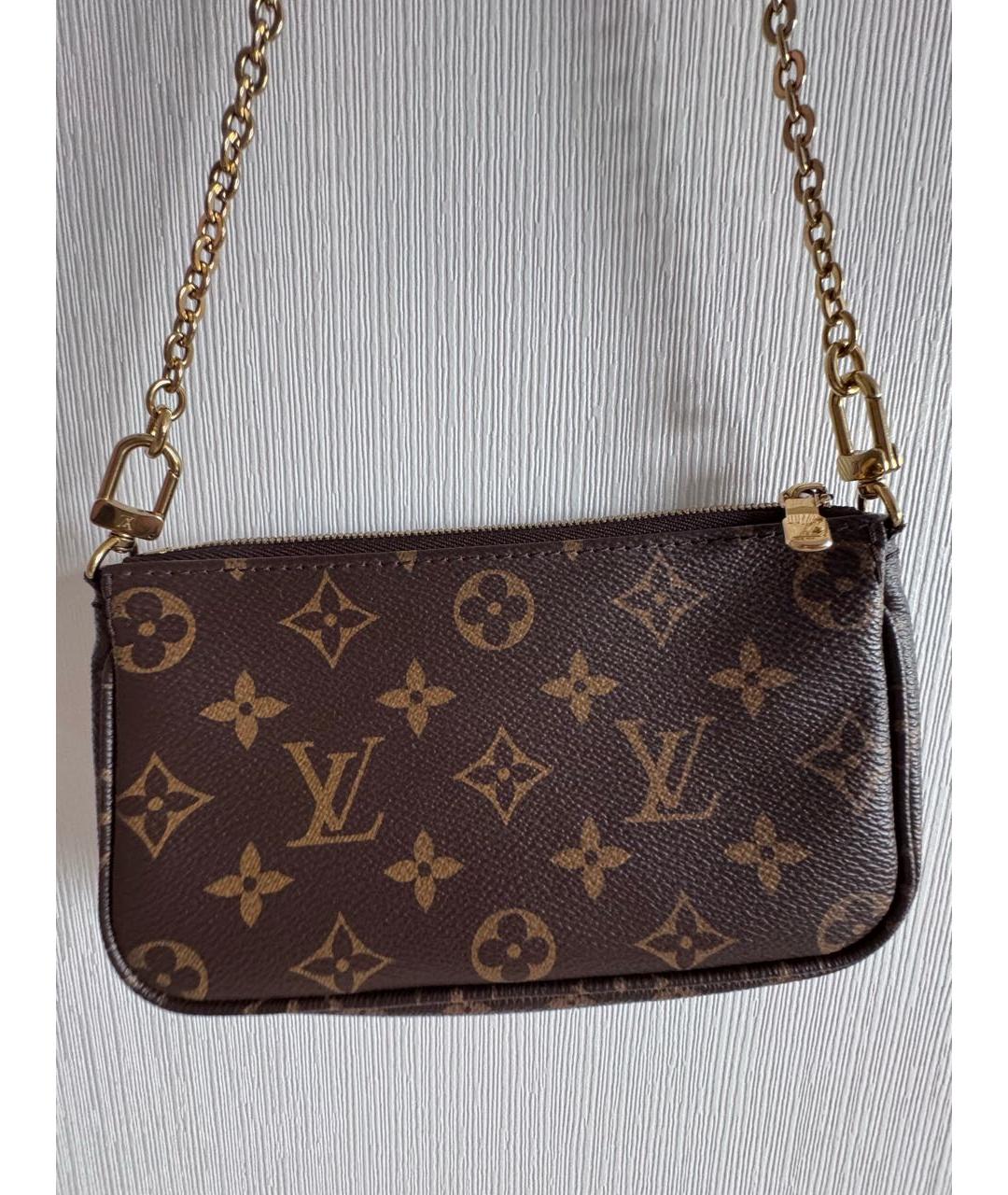 LOUIS VUITTON Коричневая сумка через плечо, фото 7