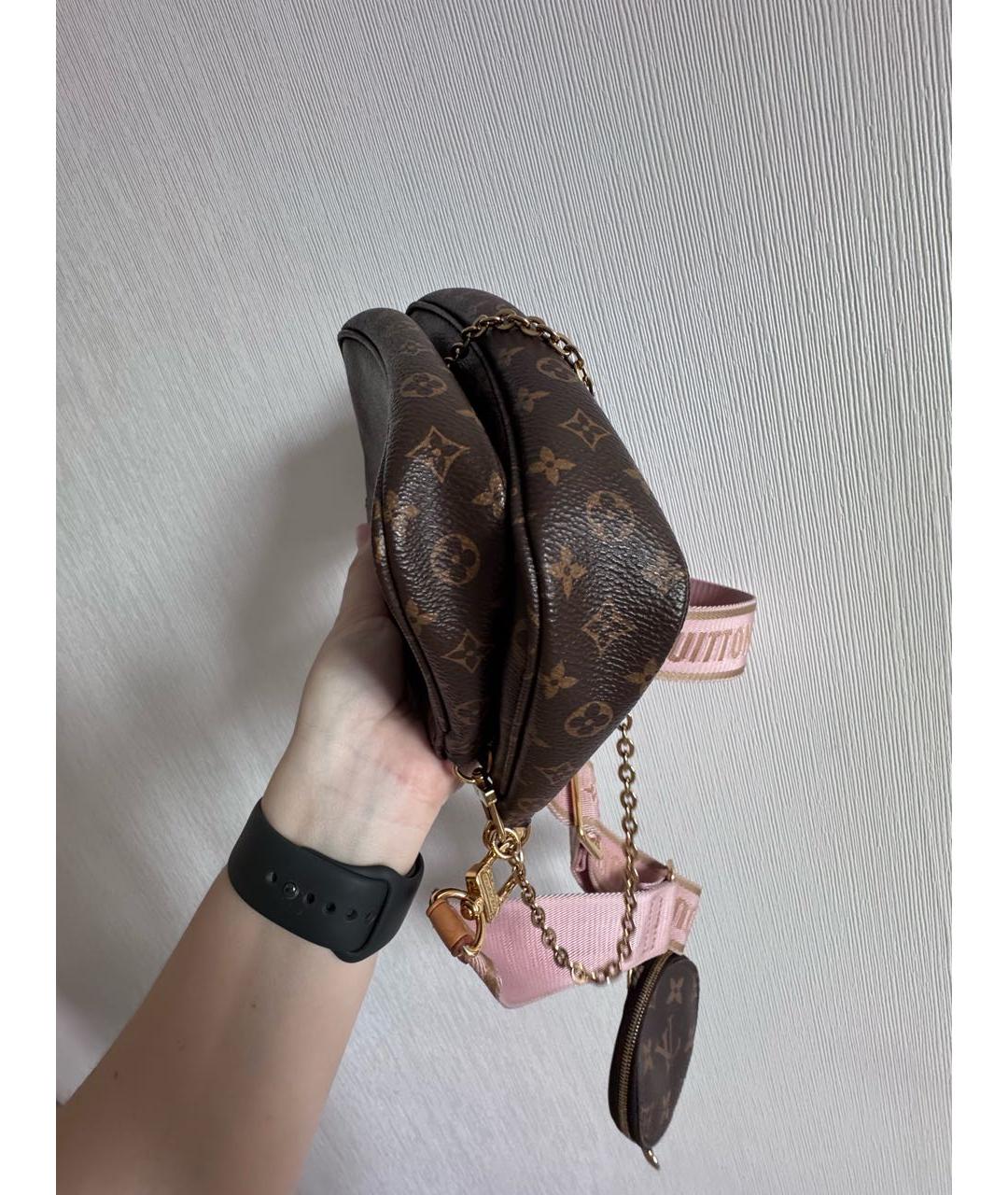 LOUIS VUITTON Коричневая сумка через плечо, фото 4