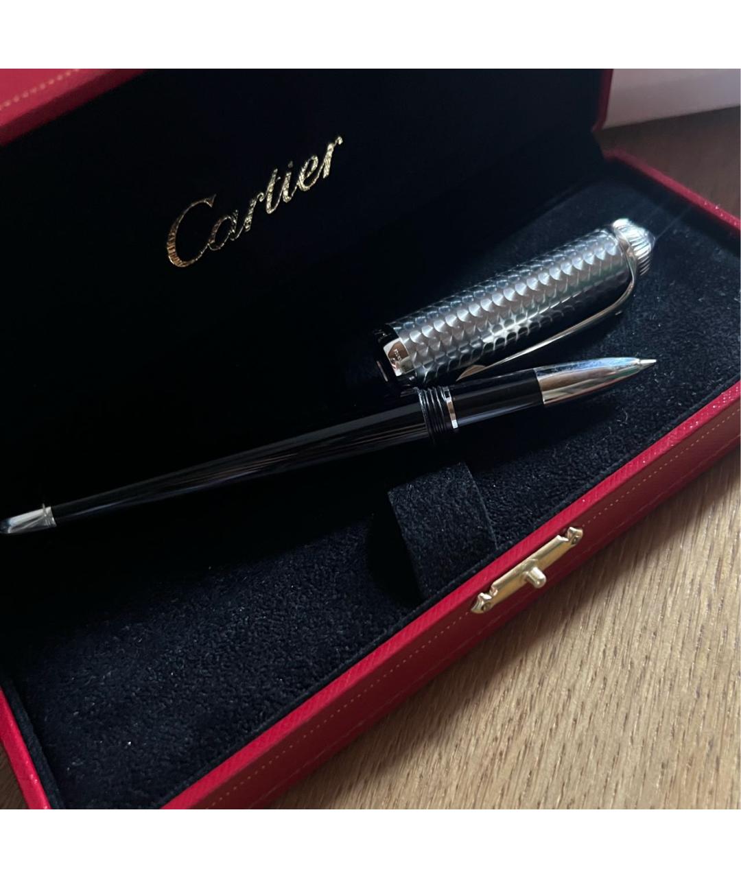 CARTIER Черная шариковая ручка, фото 5