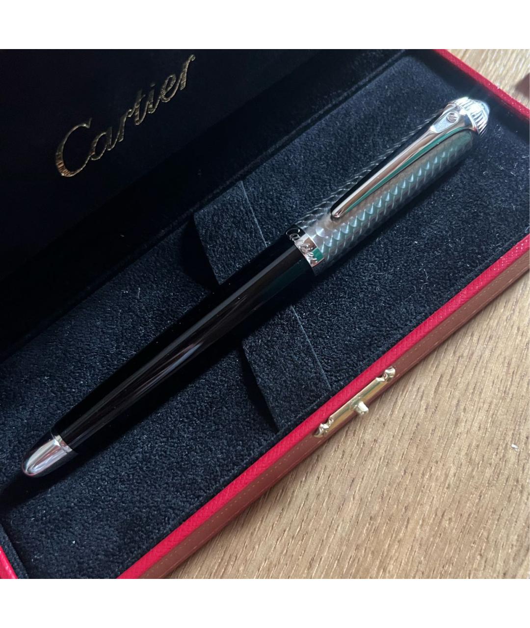 CARTIER Черная шариковая ручка, фото 6