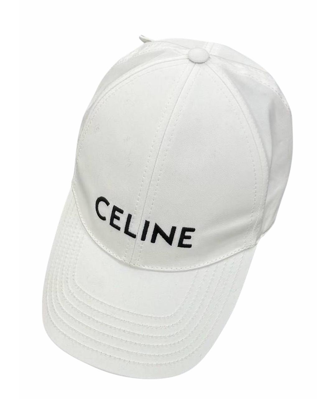 CELINE Белая кепка, фото 1