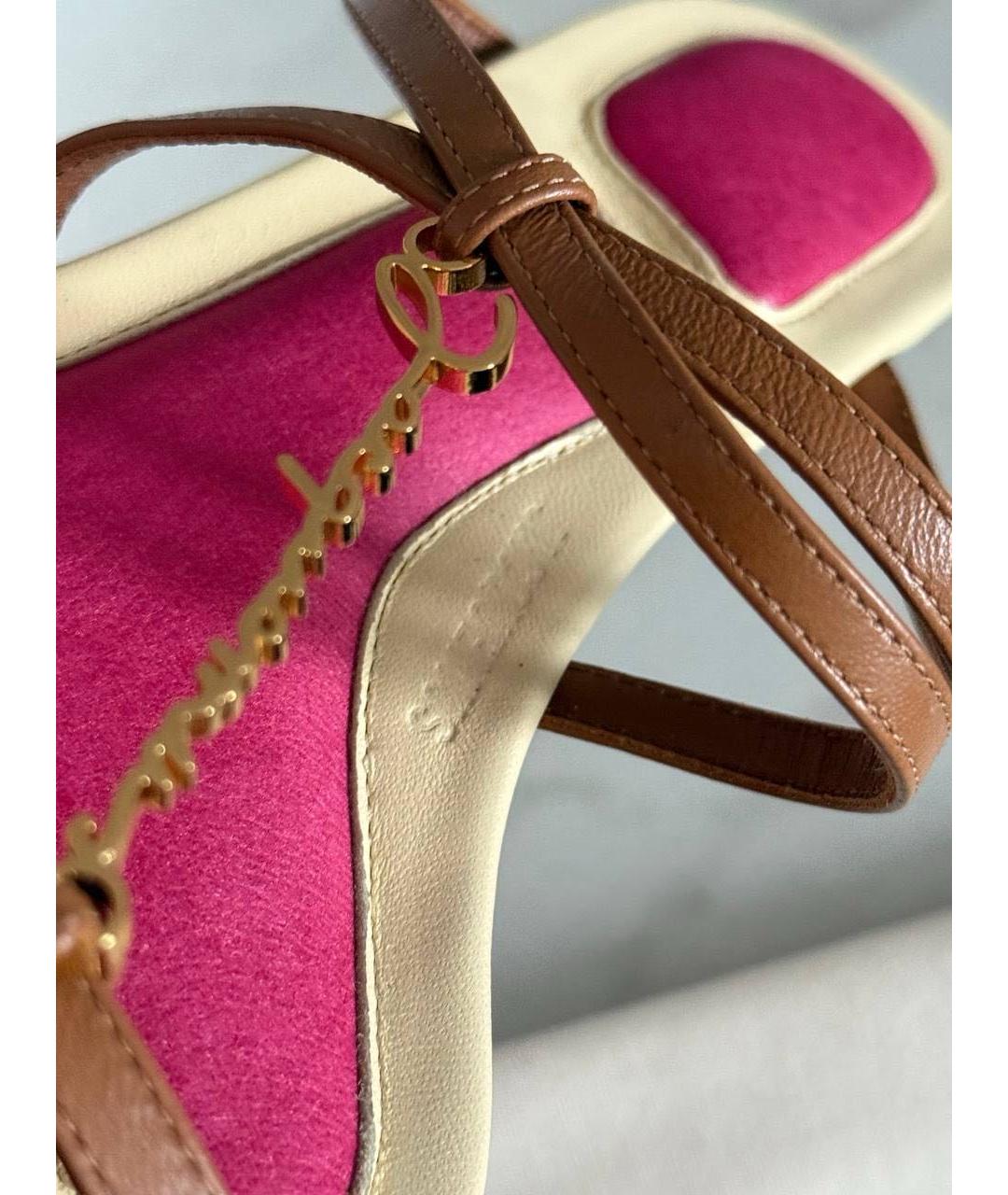 JACQUEMUS Коричневые босоножки, фото 6