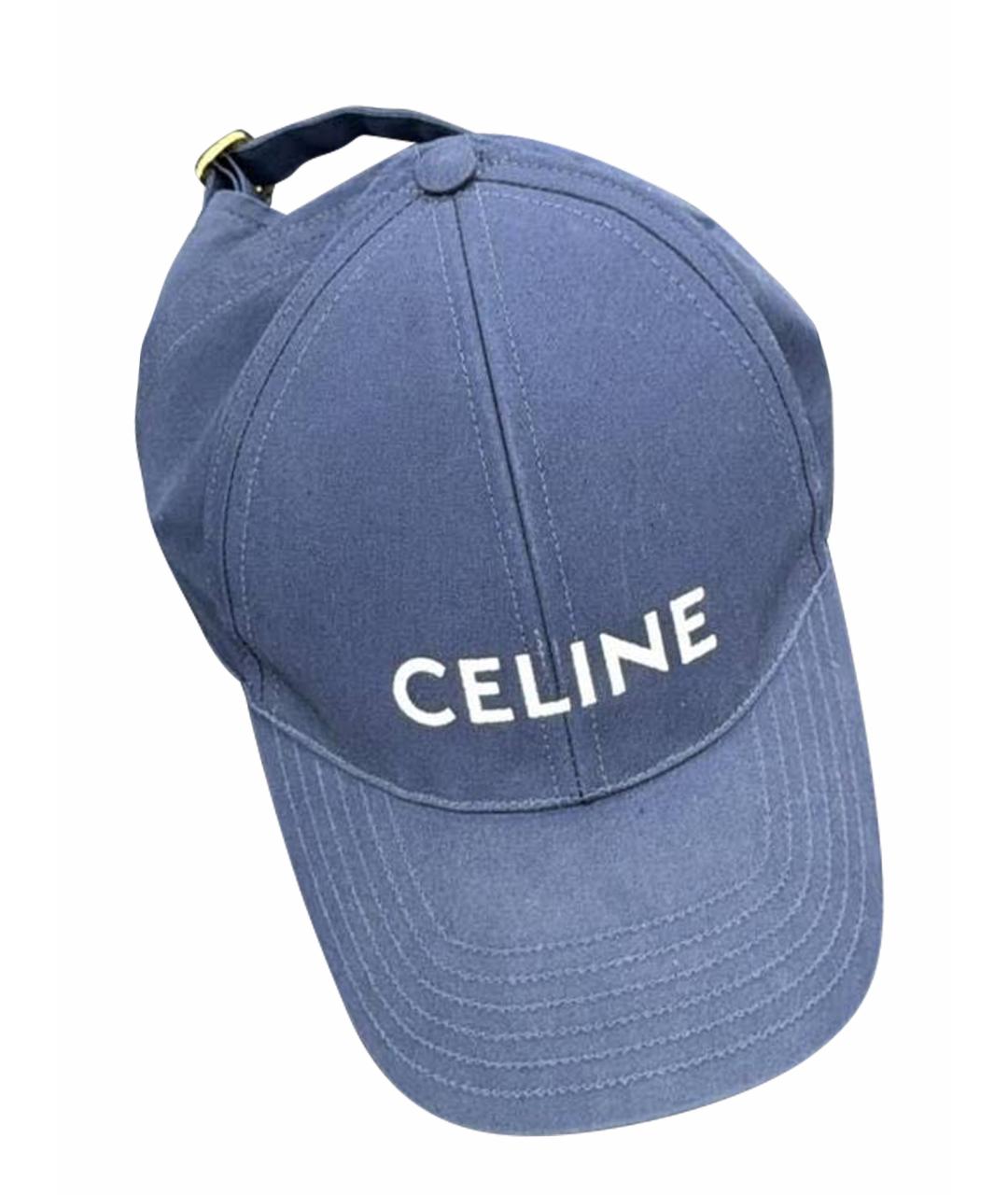 CELINE Синяя кепка, фото 1