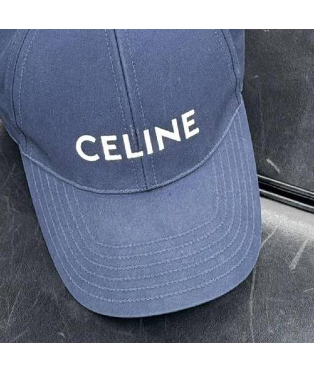CELINE Синяя кепка, фото 2