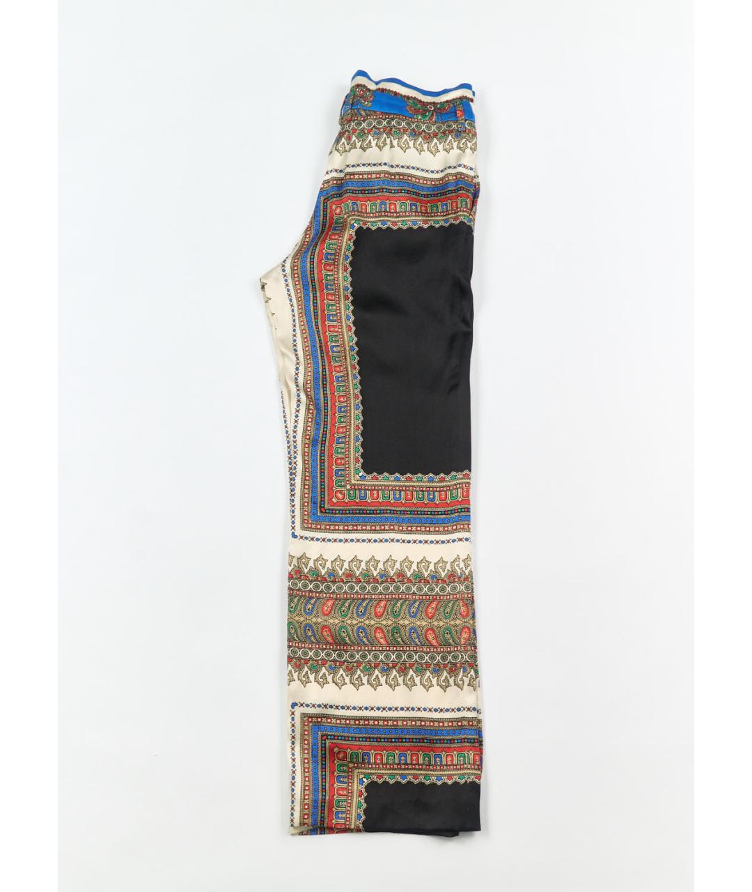 GIVENCHY Мульти шелковые брюки широкие, фото 2