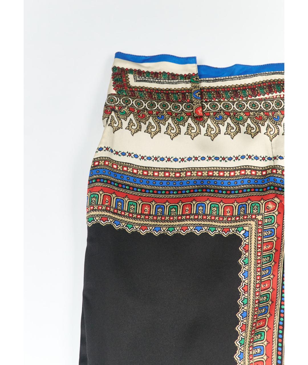 GIVENCHY Мульти шелковые брюки широкие, фото 4