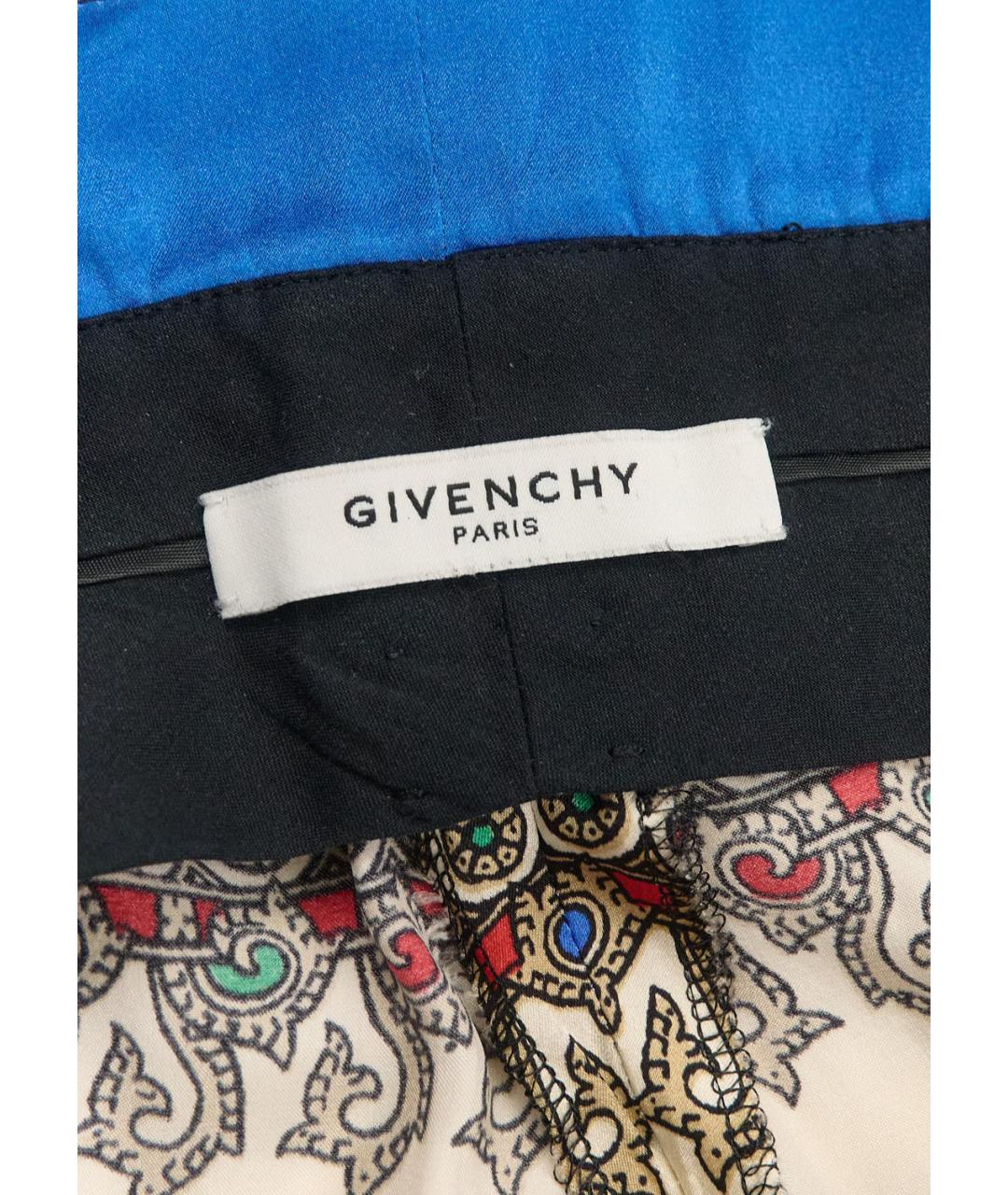 GIVENCHY Мульти шелковые брюки широкие, фото 3