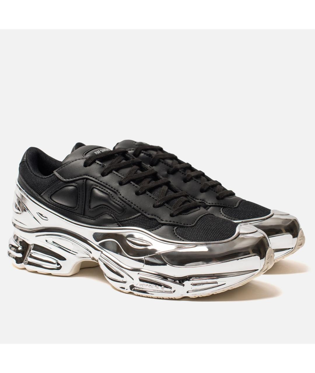 ADIDAS X RAF SIMONS Черные низкие кроссовки / кеды, фото 2