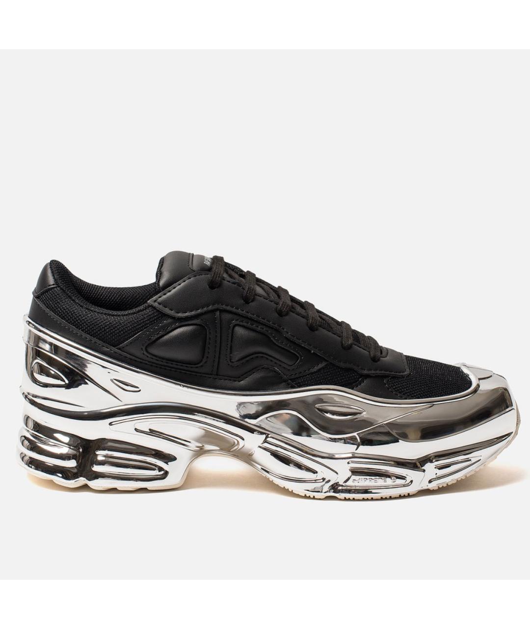ADIDAS X RAF SIMONS Черные низкие кроссовки / кеды, фото 6