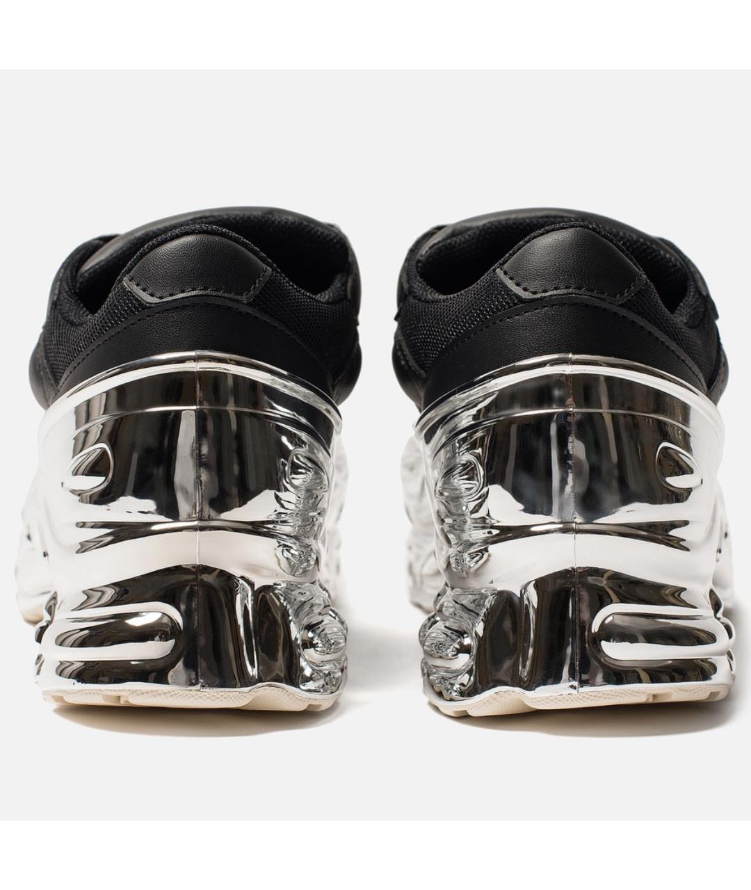 ADIDAS X RAF SIMONS Черные низкие кроссовки / кеды, фото 3