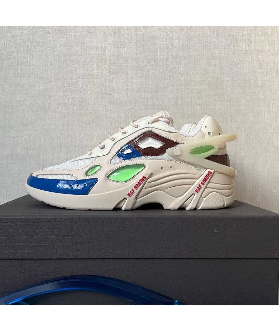 ADIDAS X RAF SIMONS Бежевые низкие кроссовки / кеды, фото 5
