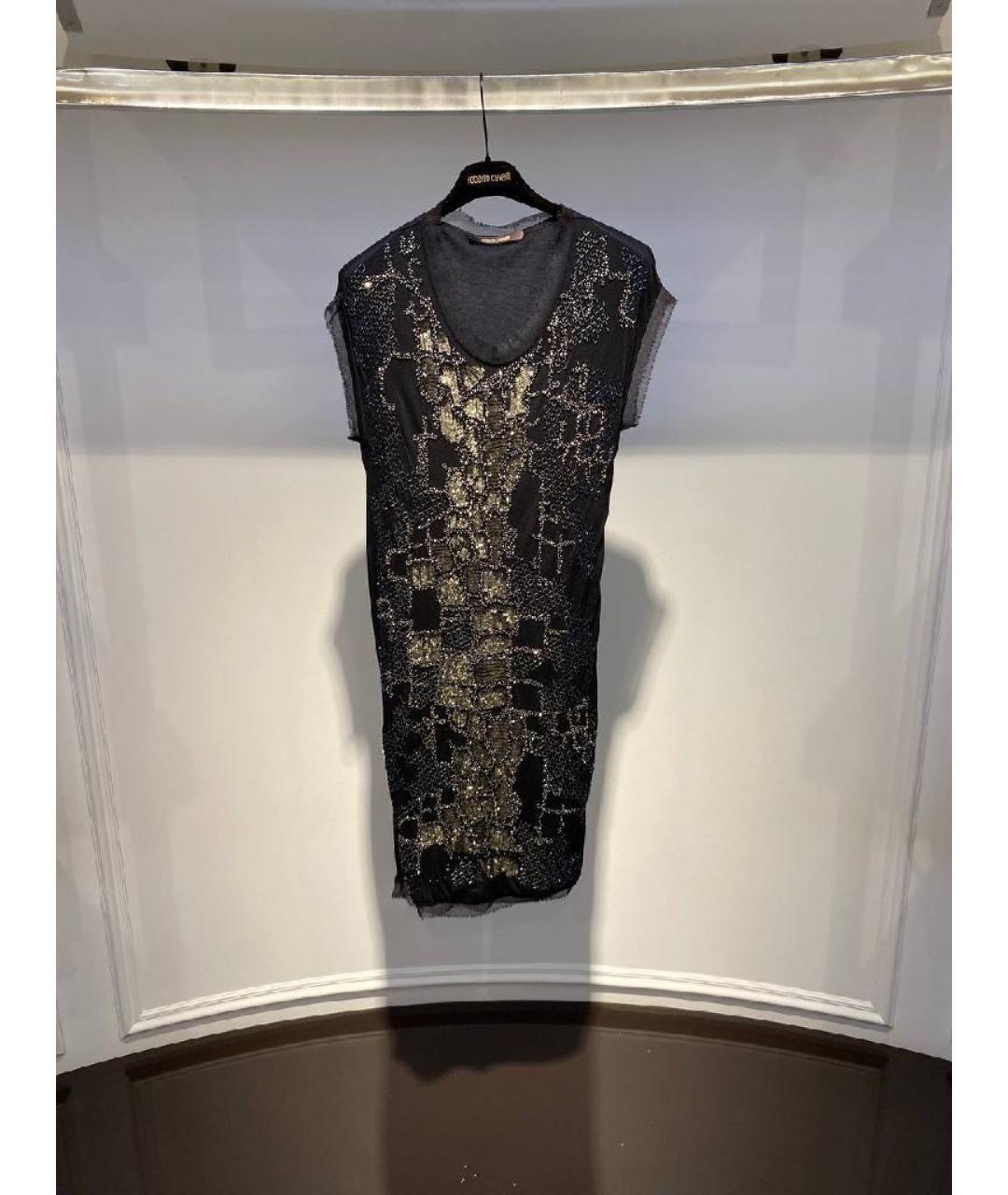 ROBERTO CAVALLI Черное платье, фото 3