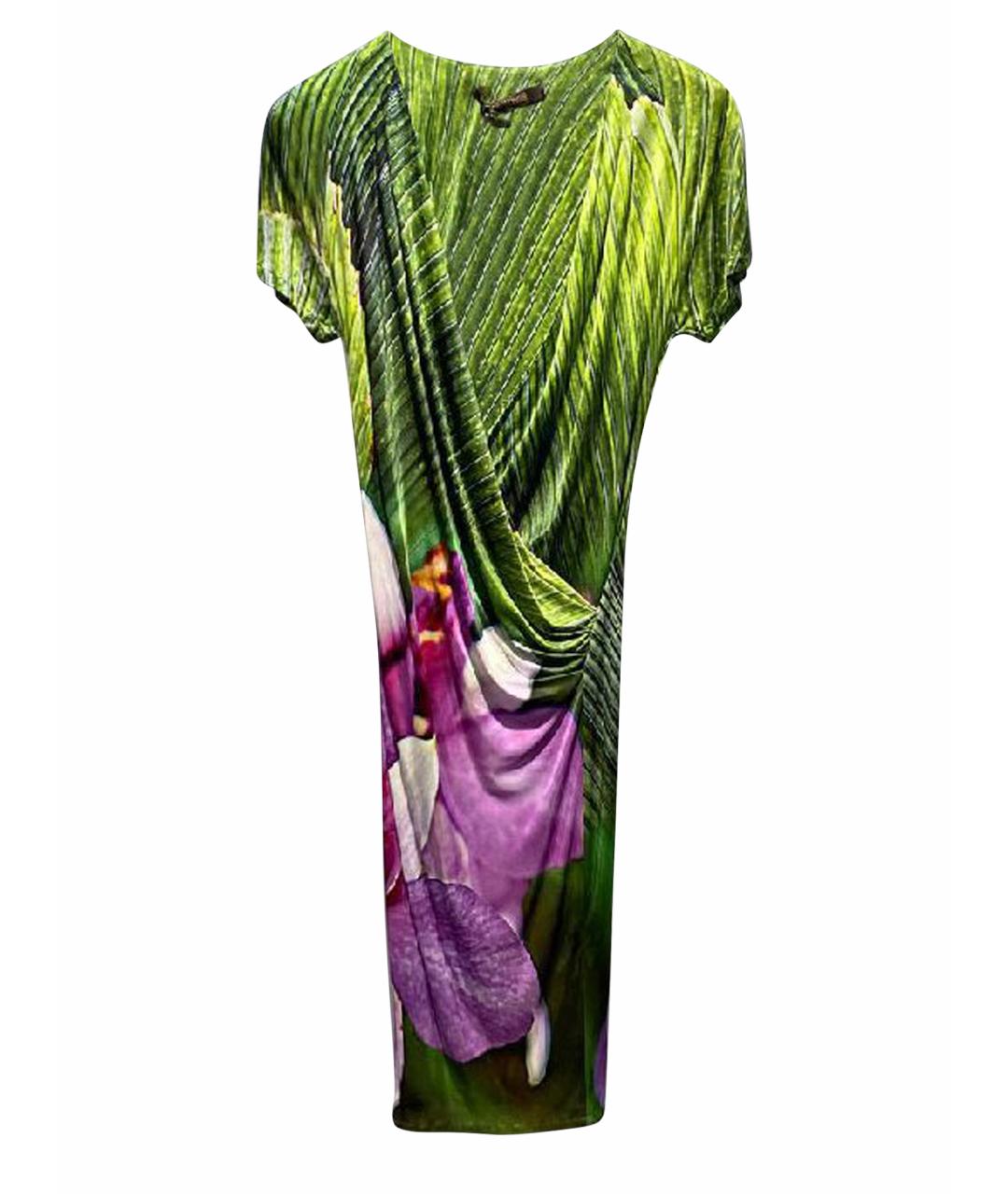 ROBERTO CAVALLI Зеленые платье, фото 1