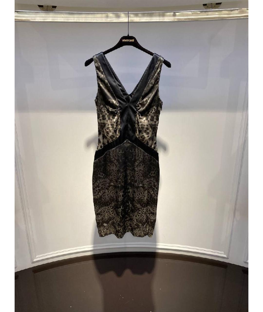 ROBERTO CAVALLI Черное платье, фото 3