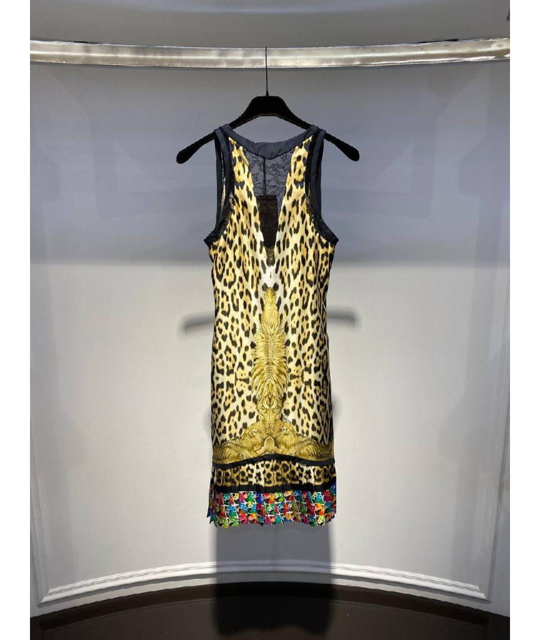 ROBERTO CAVALLI Желтое платье, фото 2