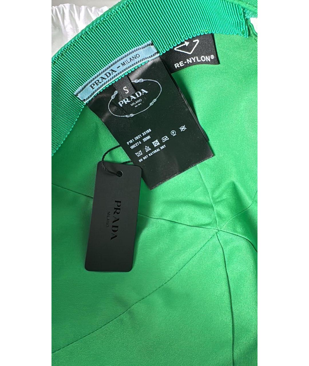 PRADA Зеленая кепка, фото 2