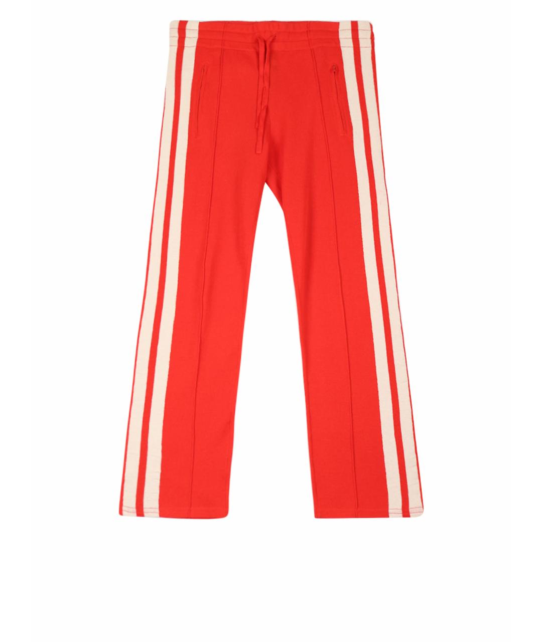 ISABEL MARANT Красные вискозные прямые брюки, фото 1