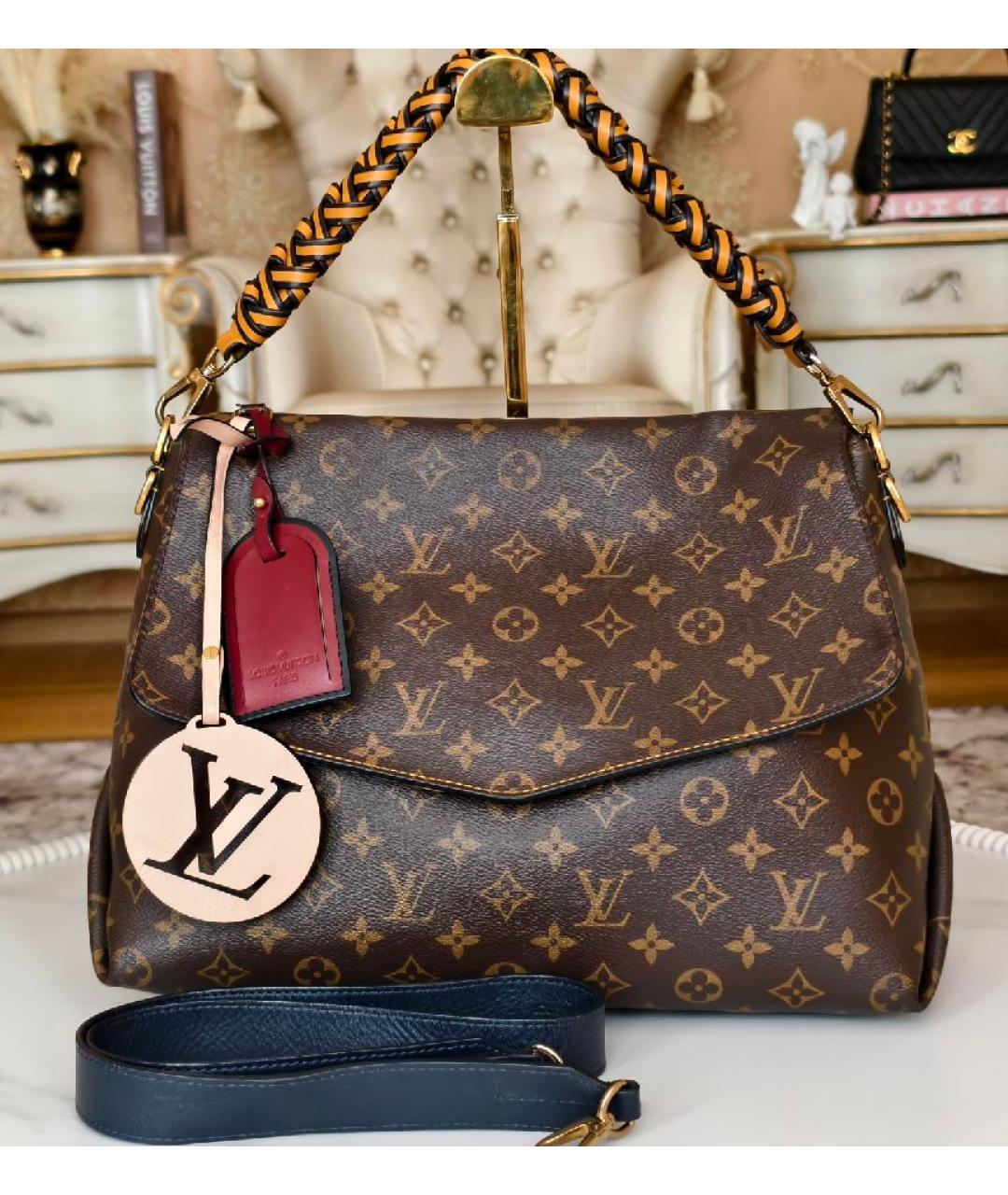 LOUIS VUITTON Коричневая сумка с короткими ручками, фото 9
