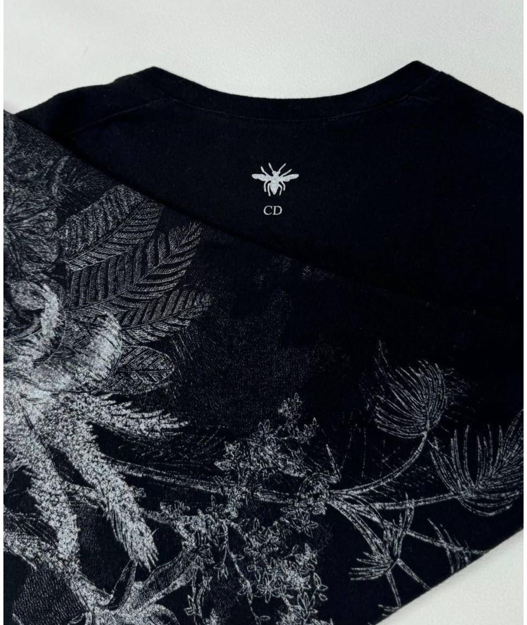 CHRISTIAN DIOR Черная футболка, фото 3