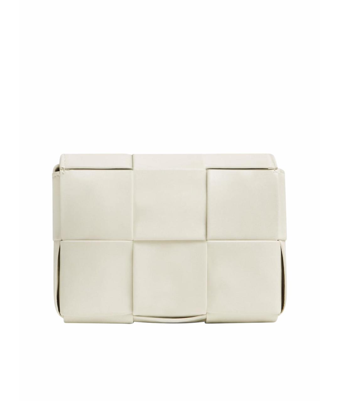 BOTTEGA VENETA Бежевая кожаная сумка через плечо, фото 1