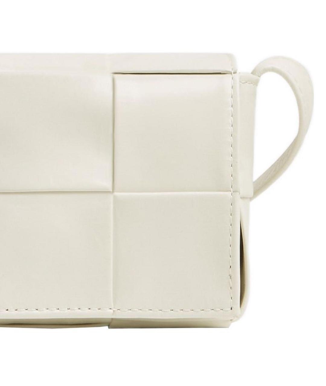 BOTTEGA VENETA Бежевая кожаная сумка через плечо, фото 5