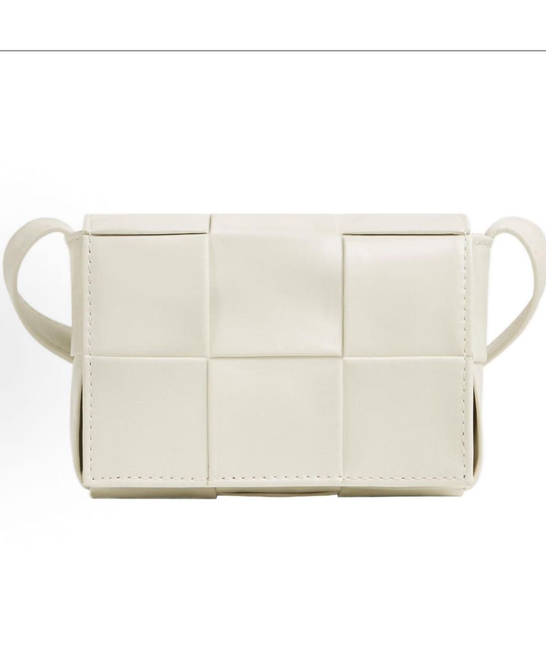 BOTTEGA VENETA Бежевая кожаная сумка через плечо, фото 2