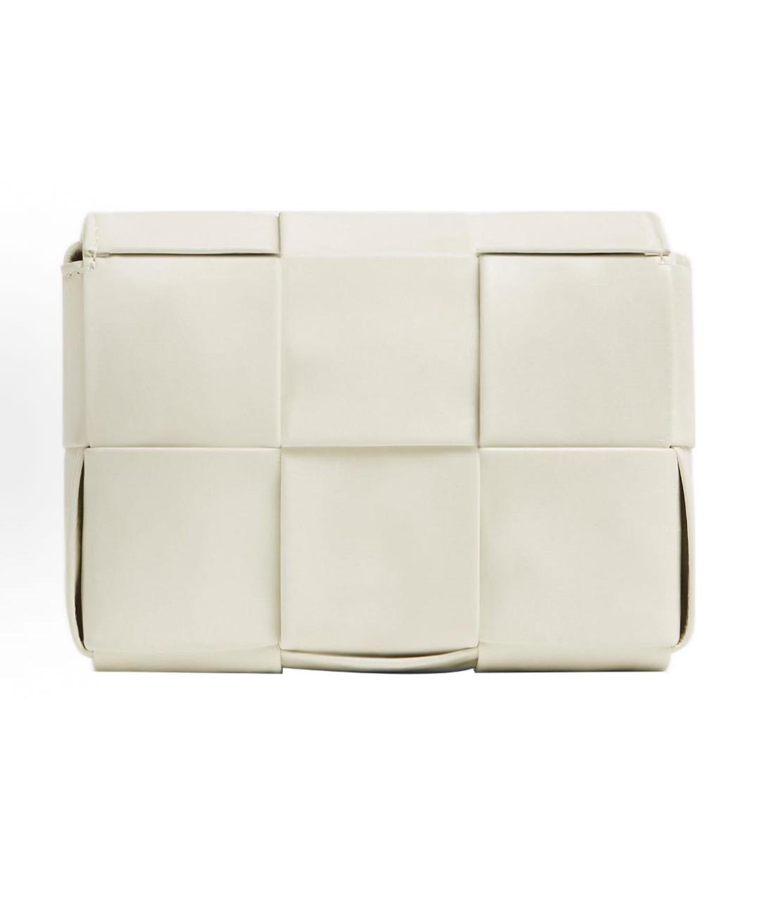 BOTTEGA VENETA Бежевая кожаная сумка через плечо, фото 7