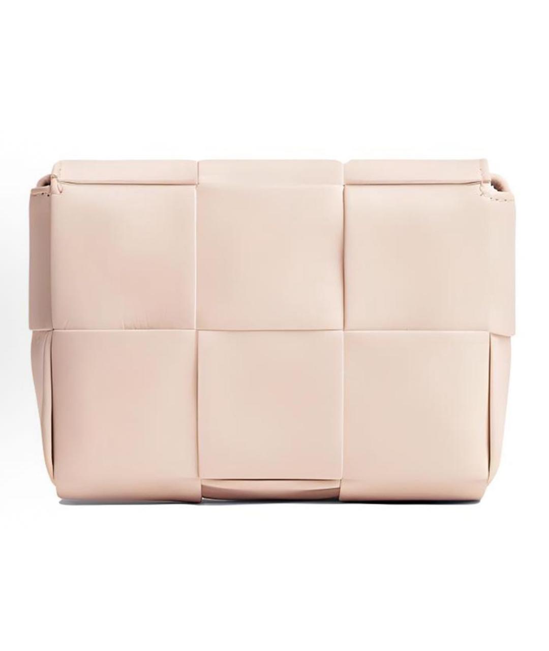 BOTTEGA VENETA Бежевая кожаная сумка через плечо, фото 3