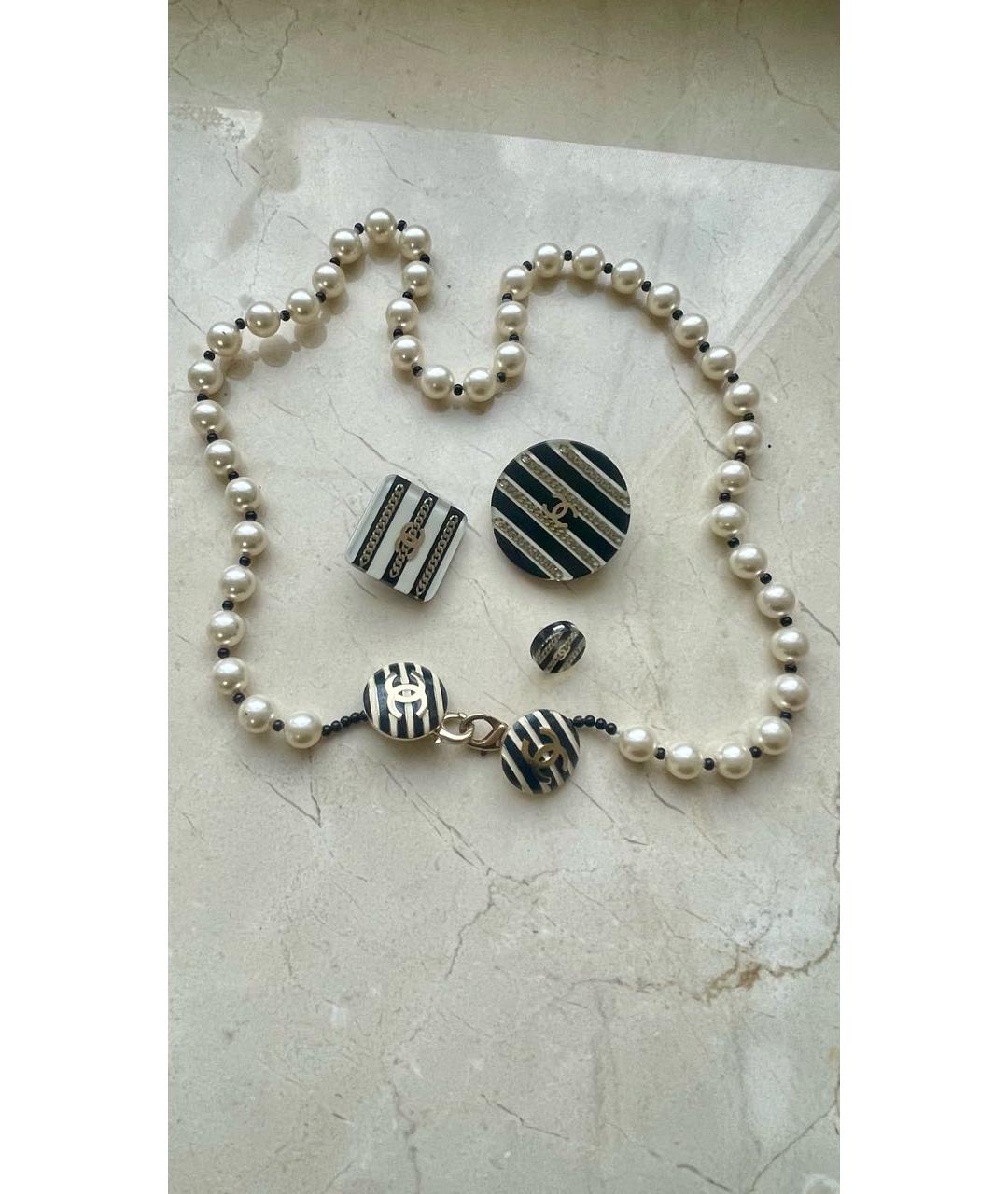 CHANEL Черная пластиковая булавка / брошь, фото 5