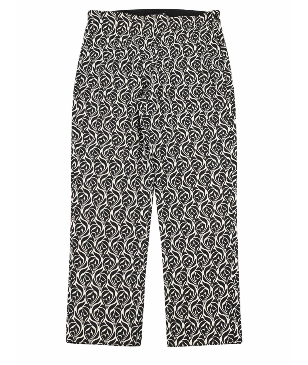 'S MAX MARA Мульти вискозные прямые брюки, фото 1