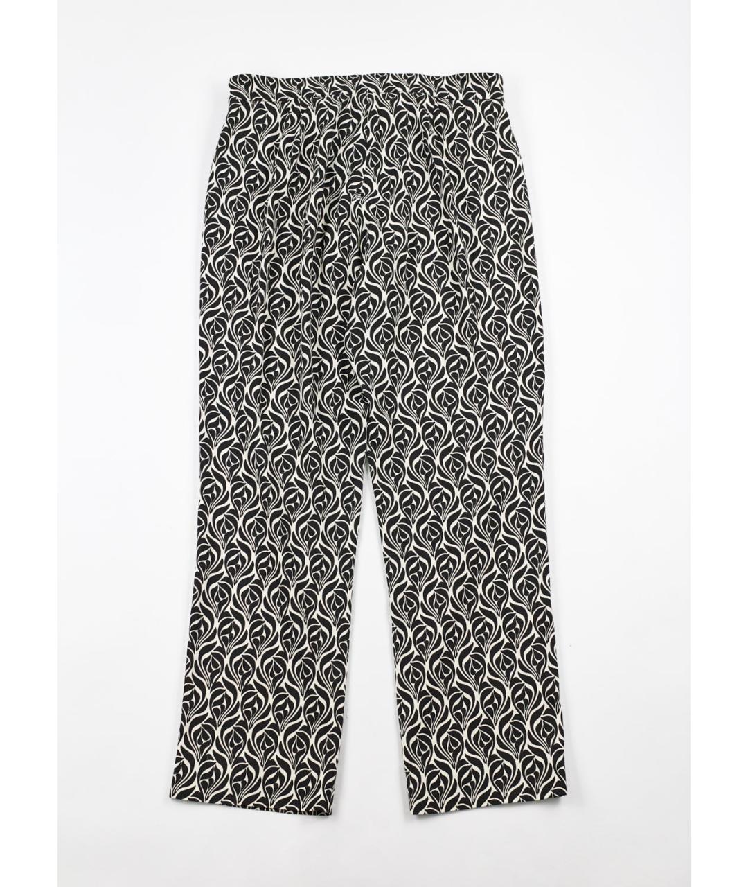 'S MAX MARA Мульти вискозные прямые брюки, фото 2