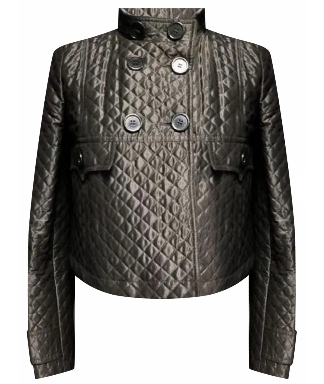 BURBERRY Серая полиэстеровая куртка, фото 1