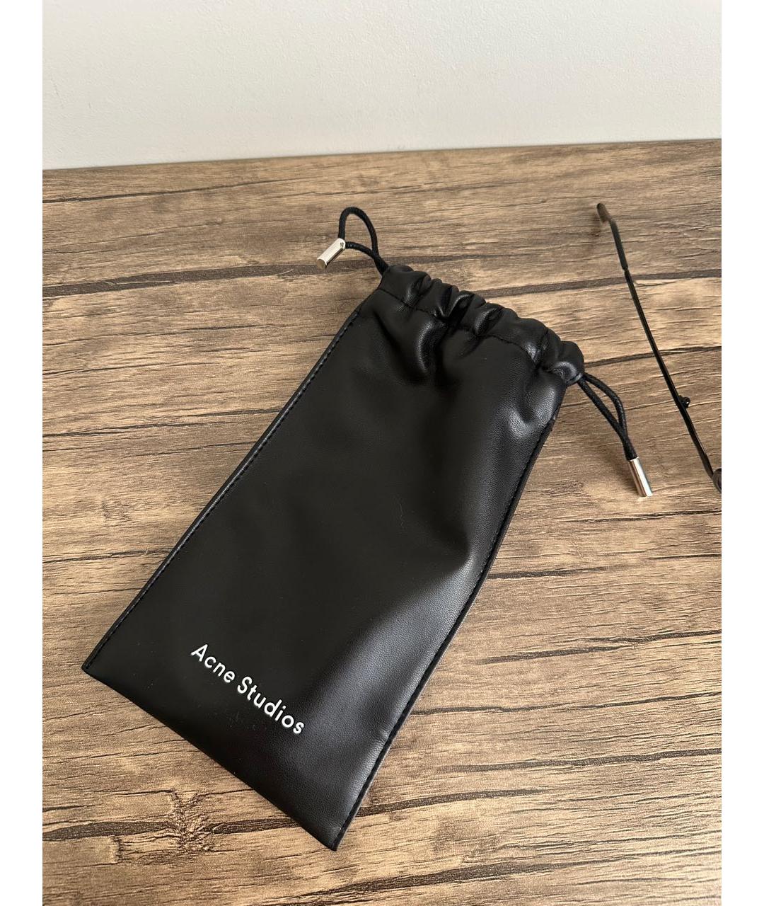 ACNE STUDIOS Черные пластиковые солнцезащитные очки, фото 4