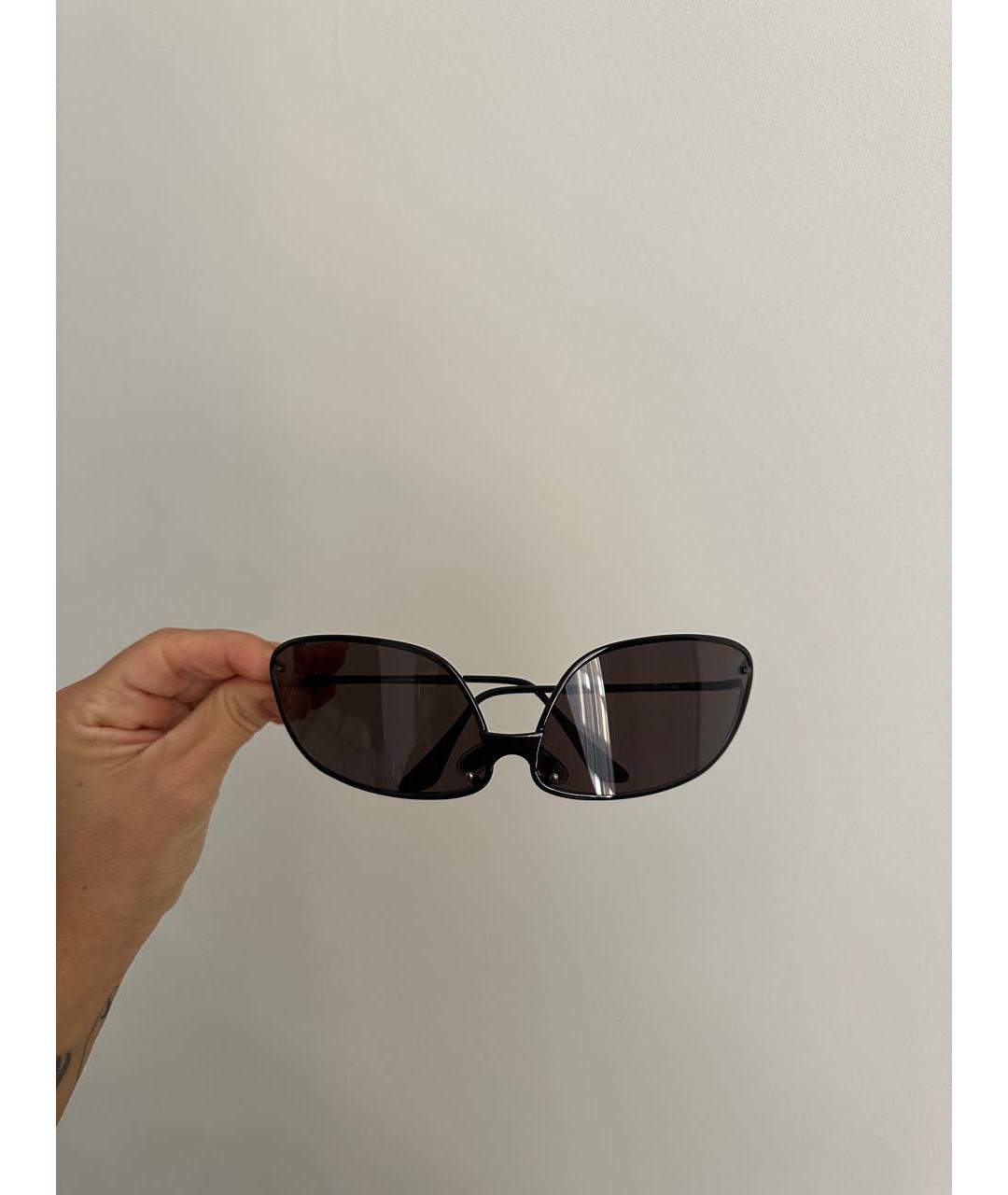 ACNE STUDIOS Черные пластиковые солнцезащитные очки, фото 7