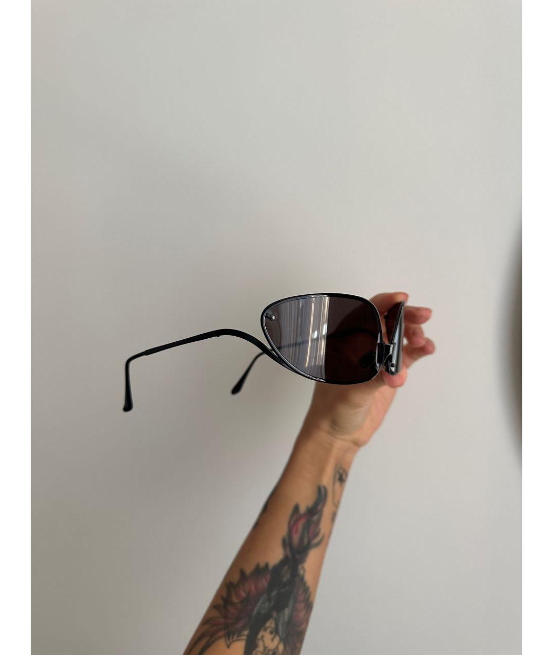 ACNE STUDIOS Черные пластиковые солнцезащитные очки, фото 3