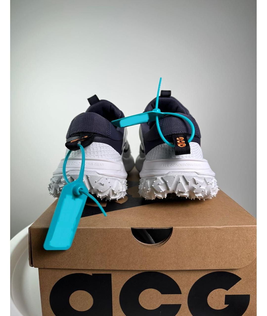 NIKE ACG Белые низкие кроссовки / кеды, фото 4