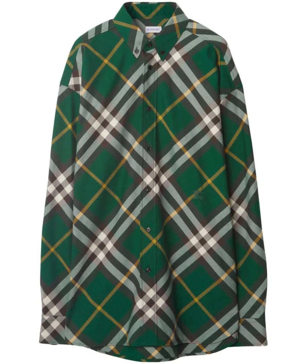 BURBERRY Зеленая рубашка, фото 1