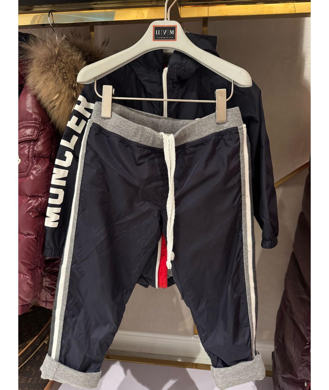 MONCLER Темно-синие брюки и шорты, фото 5