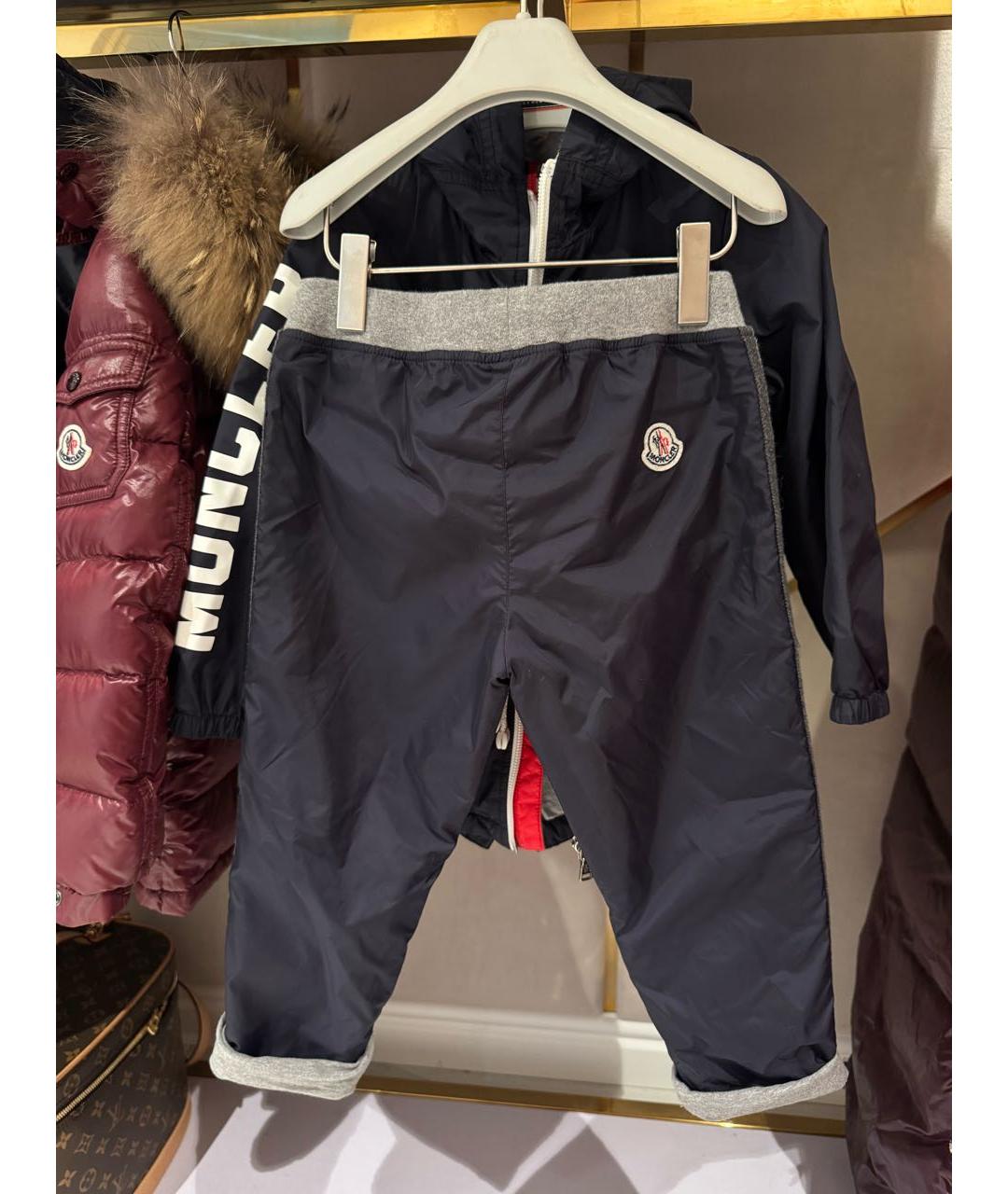 MONCLER Темно-синие брюки и шорты, фото 2