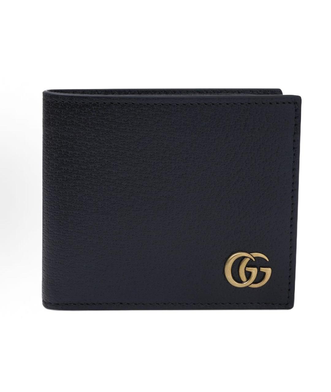 GUCCI Черный кожаный кошелек, фото 5