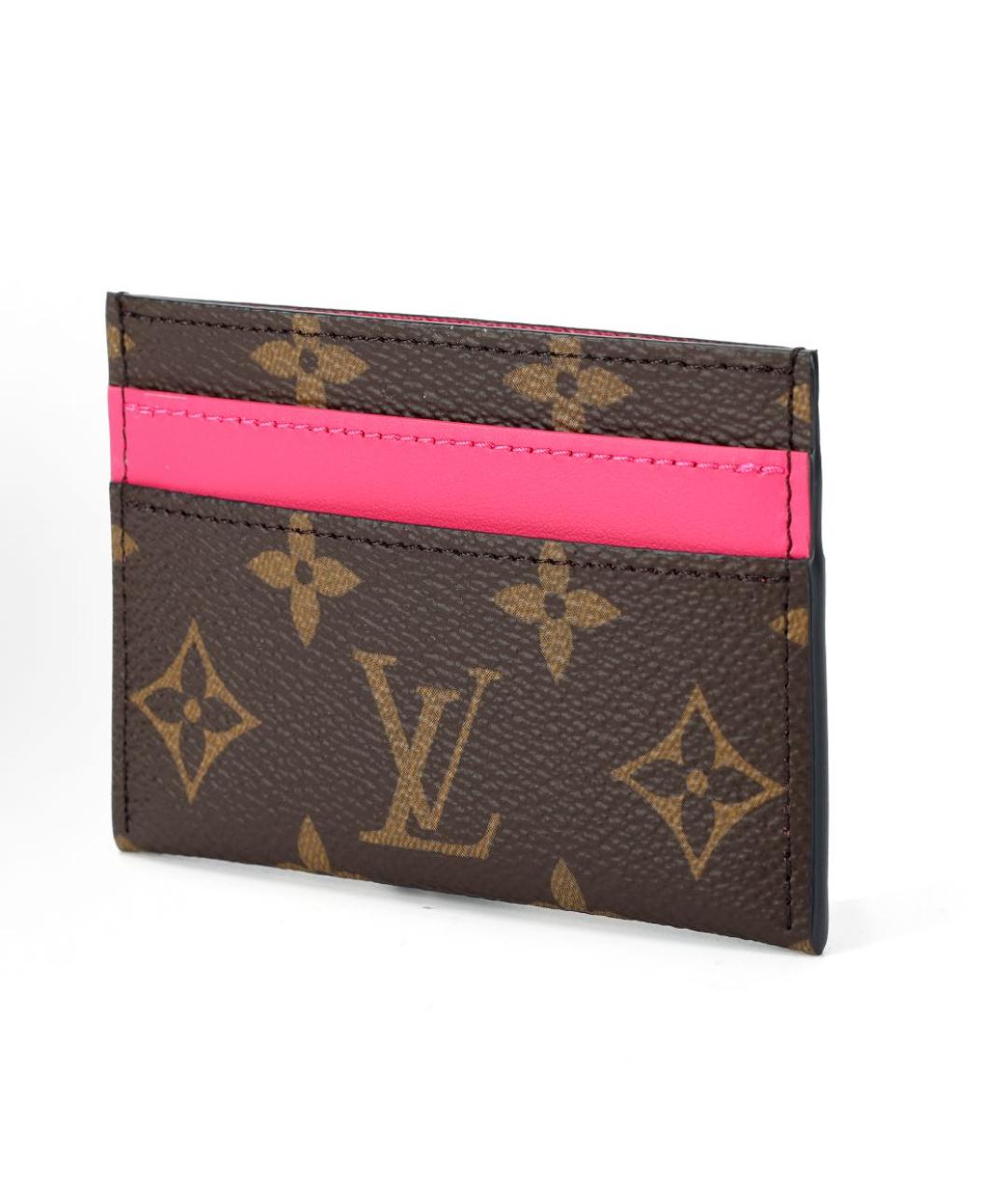 LOUIS VUITTON Коричневый кардхолдер, фото 2